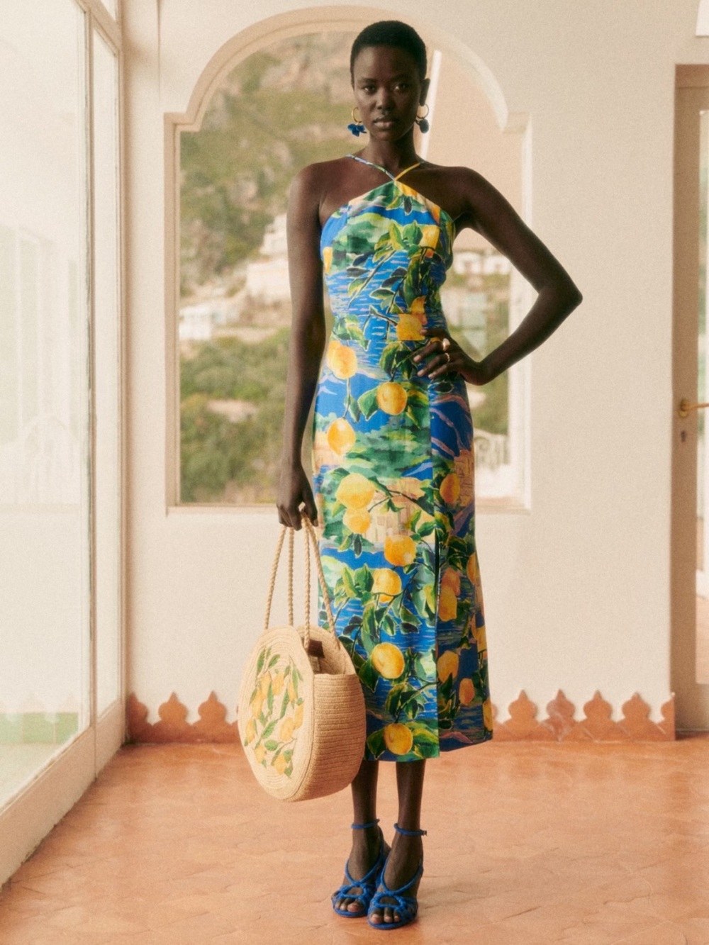 Sezane Grey Dress - Sézane X Momonì Procida - Size 8